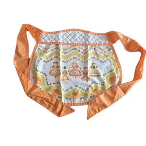 Vintage Royal Terry Apron One Size Folk Dutch Made USA 70s